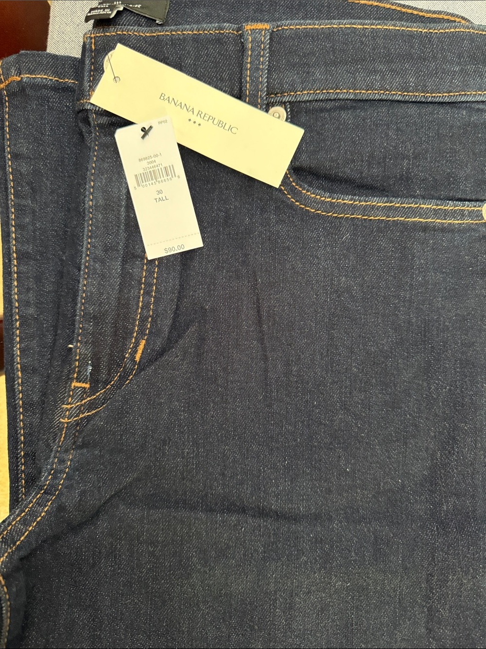 Banana Republic Men's Indigo Slim Straight Jeans